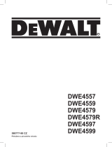 DeWalt DWE4559 Používateľská príručka