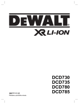 DeWalt DCD735 Používateľská príručka