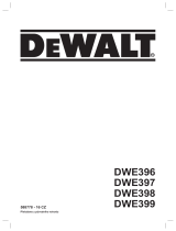 DeWalt DWE398 Používateľská príručka