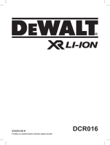 DeWalt DCR016 Používateľská príručka
