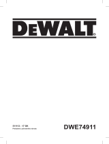 DeWalt DWE74911 Používateľská príručka
