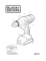 Black & Decker MT218 Používateľská príručka