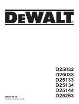 DeWalt D25032 Používateľská príručka