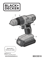 Black & Decker BDCDD18 Používateľská príručka