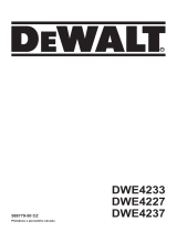 DeWalt DWE4233 Používateľská príručka