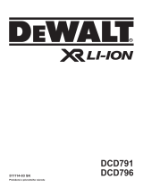 DeWalt DCD791 Používateľská príručka