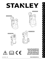 Stanley SXUP750PTE Používateľská príručka