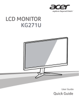 Acer KG271U Používateľská príručka