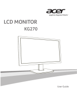 Acer KG270 Stručná príručka spustenia