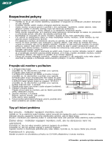 Acer P226HQV Stručná príručka spustenia