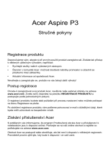 Acer Aspire P3-171 Stručná príručka spustenia