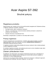 Acer Aspire S7-393 Stručná príručka spustenia