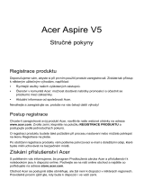 Acer Aspire V5-551G Stručná príručka spustenia