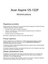 Acer Aspire V5-122P Stručná príručka spustenia