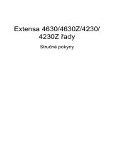 Acer Extensa 4630 Stručná príručka spustenia