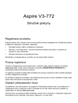 Acer Aspire V3-772G Stručná príručka spustenia