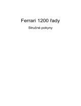 Acer Ferrari 1200 Stručná príručka spustenia