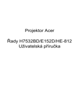 Acer H7532BD Používateľská príručka