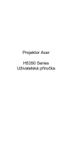 Acer H5350 Používateľská príručka