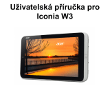 Acer W3-810P Používateľská príručka