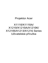 Acer X1110A Používateľská príručka