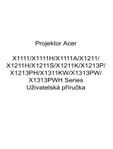 Acer X1213PH Používateľská príručka
