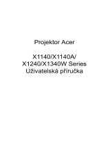 Acer X1140A Používateľská príručka