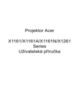 Acer X1261 Používateľská príručka