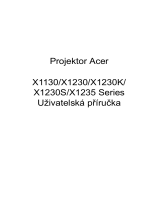 Acer X1235 Používateľská príručka
