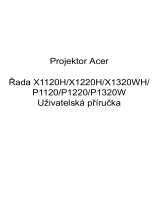 Acer P1220 Používateľská príručka