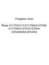 Acer X1270 Používateľská príručka
