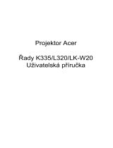 Acer K335 Používateľská príručka