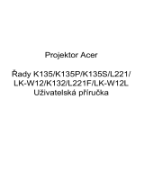 Acer K132 Používateľská príručka