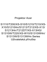 Acer S1213 Používateľská príručka
