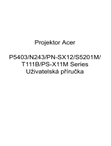 Acer P5403 Používateľská príručka