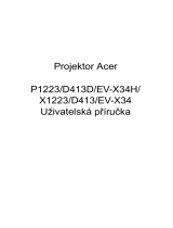 Acer P1223 Používateľská príručka