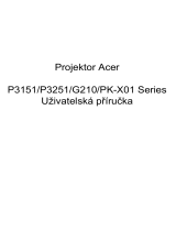 Acer P3251 Používateľská príručka