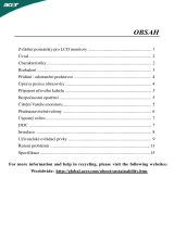 Acer AL2002W Používateľská príručka