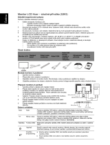 Acer B243H Stručná príručka spustenia