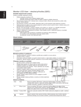 Acer B223W Stručná príručka spustenia