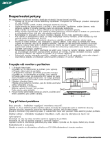 Acer P185H Stručná príručka spustenia