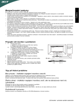 Acer P246HL Stručná príručka spustenia