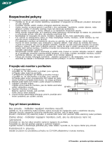 Acer H193HQV Stručná príručka spustenia