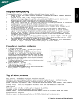 Acer G195WV Stručná príručka spustenia