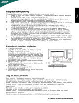 Acer G235HL Stručná príručka spustenia