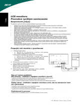 Acer S201HL Stručná príručka spustenia