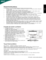 Acer G245H Stručná príručka spustenia