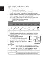 Acer V243PHL Stručná príručka spustenia