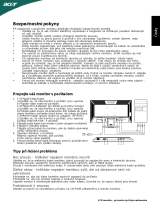 Acer V233PH Stručná príručka spustenia
