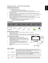 Acer V243HQL Stručná príručka spustenia